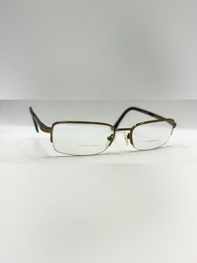 Robert Mitchel RM709 Brown Oval Half-Rim Sunglasses Frames Only